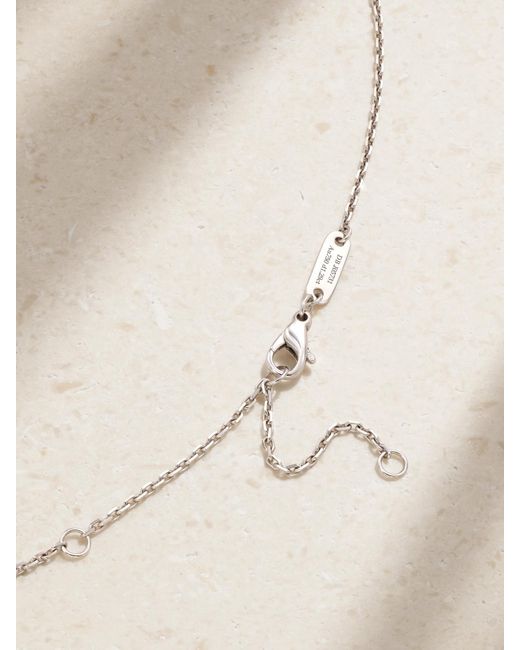 De Beers London Natural Lotus By De Beers 18-Karat Diamond Necklace