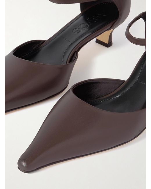 Aeyde Natural Tillie Leather Pumps