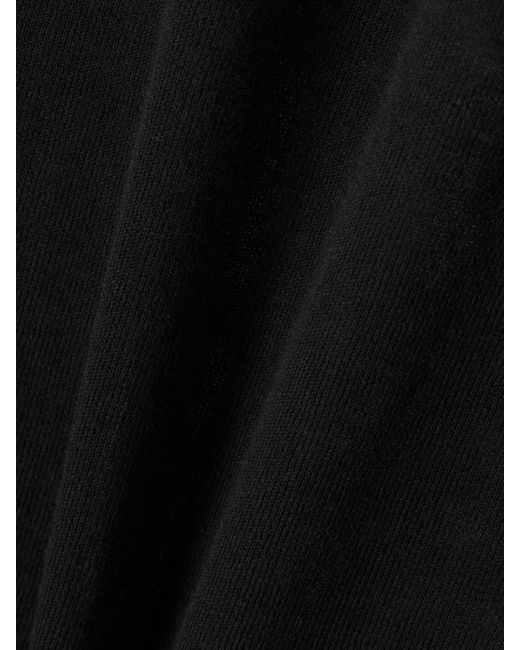Stella McCartney Black Midirock Aus Einer Baumwollmischung