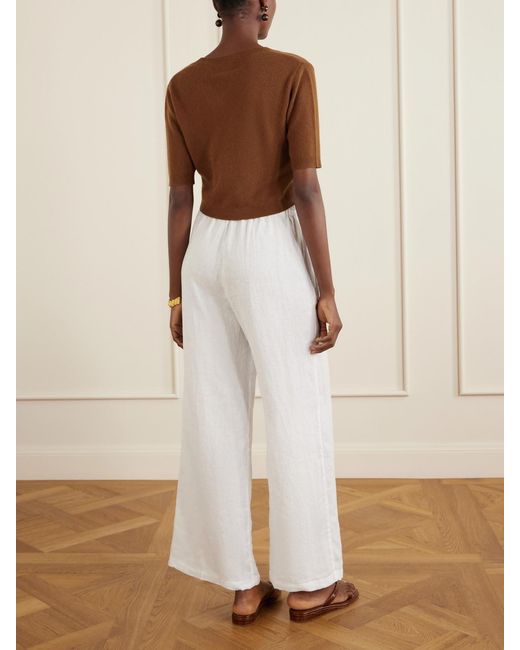 LeKasha Brown Fano Cropped Cashmere Cardigan
