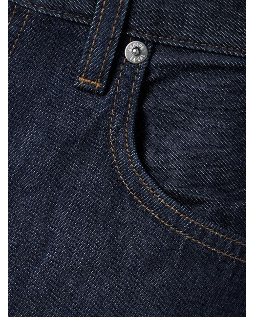 Agolde Blue Nolan Organic Denim Shorts