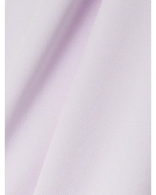 Courreges Pink Asymmetrisches Minikleid Aus Jersey