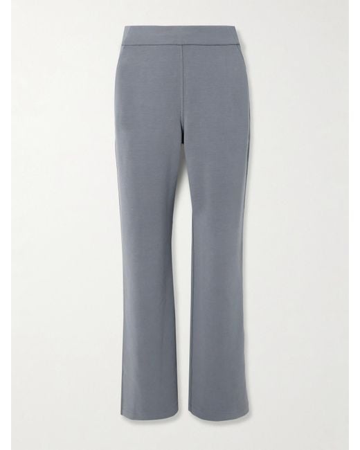 lululemon athletica Gray Hoch Sitzende Hose Mit Geradem Bein Aus Softstreme-Material