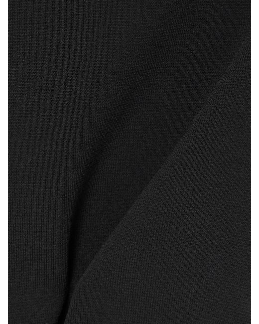 Totême Black Stretch-Knit Bandeau Top
