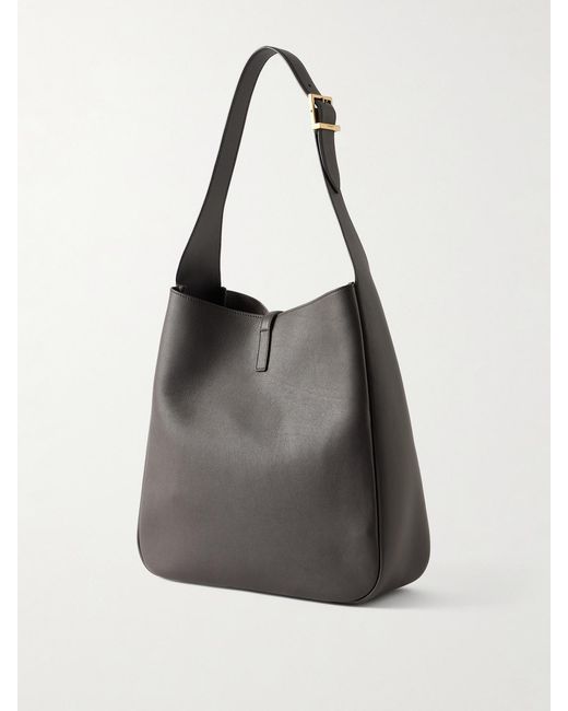 Saint Laurent Black Le 5 À 7 Large Leather Shoulder Bag