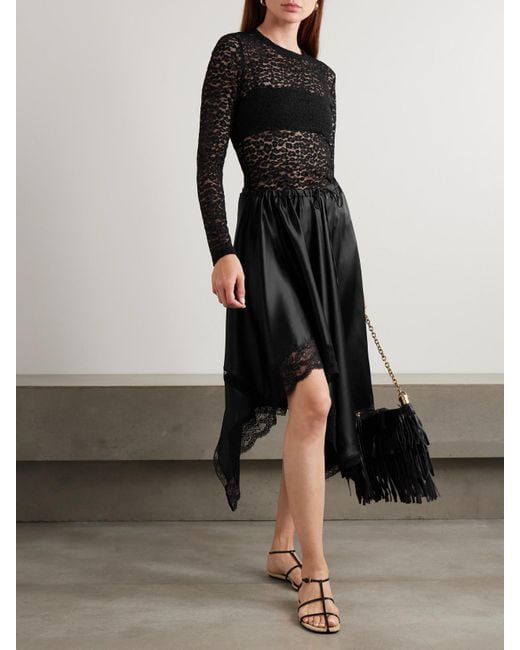 Ulla Johnson Black Anise Oberteil Aus Spitze