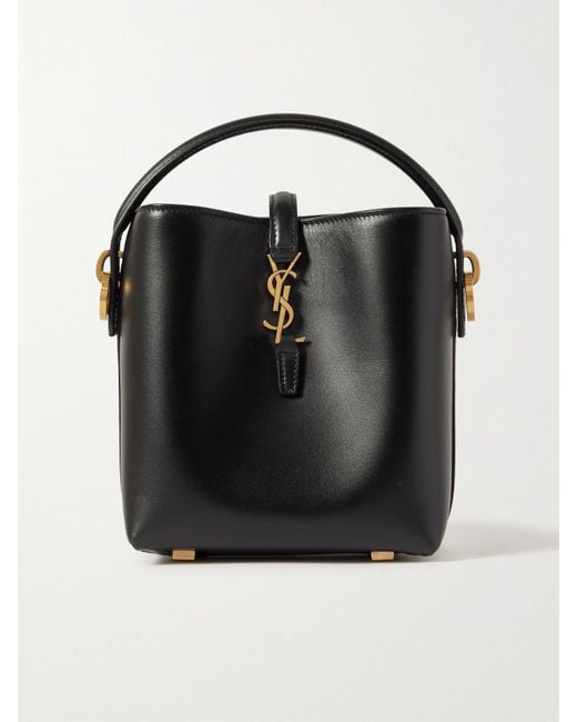 Saint Laurent Black Mini Le 37 Bucket Bag