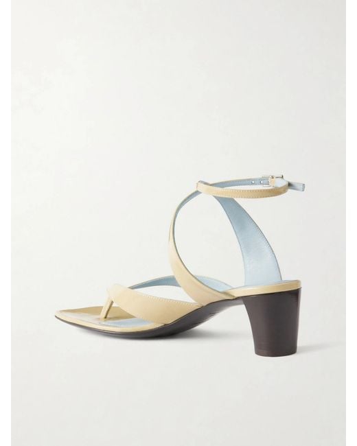 Lemaire Natural Tong Leather Sandals