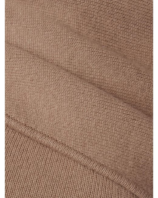 Jonathan Simkhai Natural Hathaway Midikleid Aus Einer Woll-Kaschmirmischung Mit Recycelten Fasern Und Schaldetail