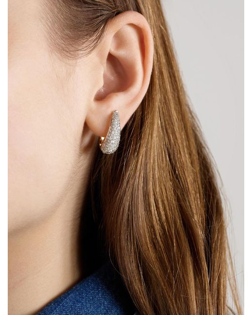 Lucy Delius Natural Signature 14-Karat Diamond Earrings