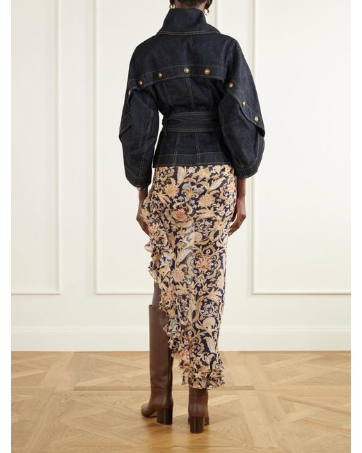 Zimmermann Blue Valiant Denim Jacket