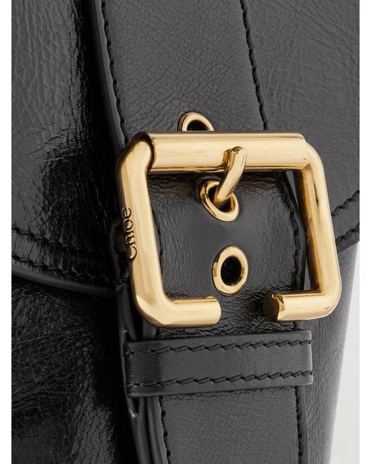 Chloé Black Camera Schultertasche Aus Leder
