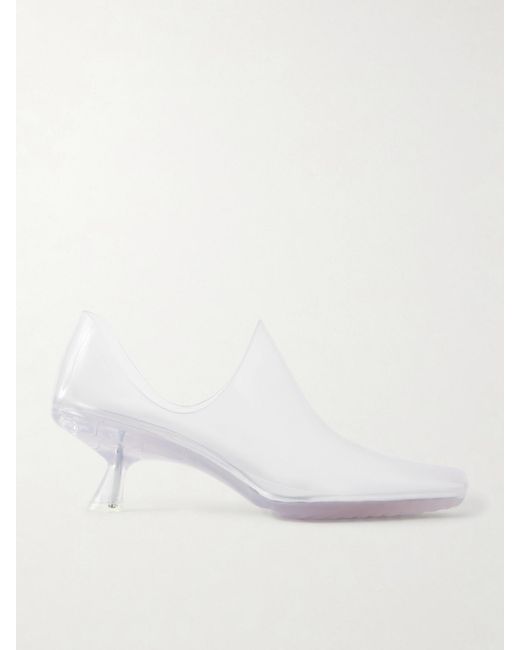 Loewe White Emily Aqua Pvc Ankle Boots