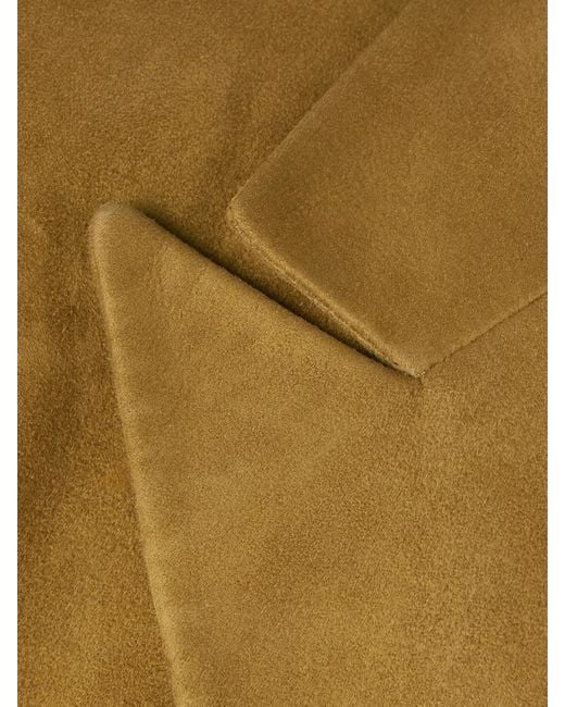 Khaite Green Saraphina Suede Jacket