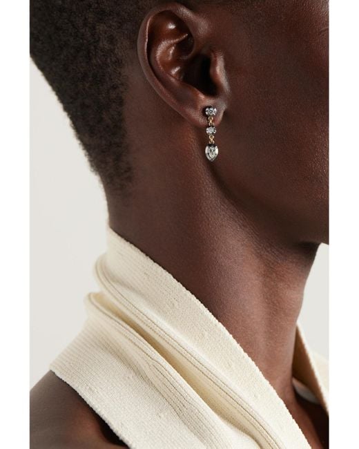 Jacquie Aiche Natural Sophia 14-Karat, Rhodium And Diamond Single Earring