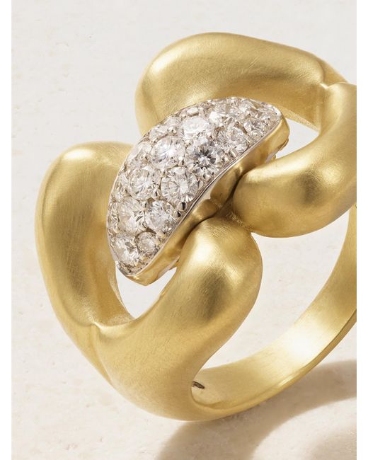 Jenna Blake Natural Nautical 18-Karat Diamond Ring
