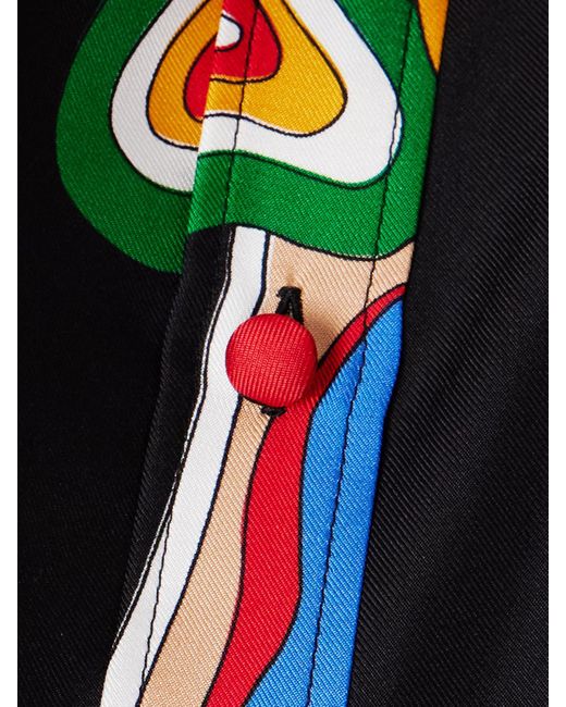 Emilio Pucci Multicolor Printed Silk-Twill Shirt