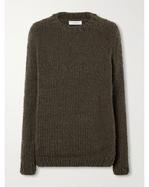 Gabriela Hearst Green Lawrence Cashmere Sweater