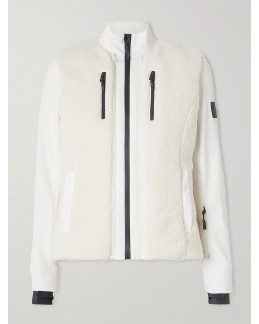 Mackage Natural Dewi Convertible Fleece-Trimmed Down Ski Jacket