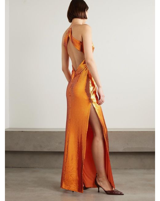 Galvan Orange Dresses