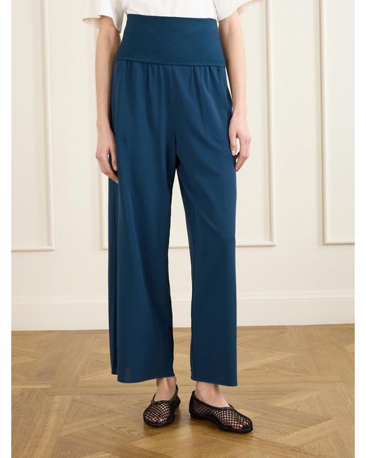 Eres Blue Les Essentiels Dao Convertible Stretch-Jersey Jumpsuit