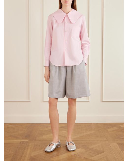 Comme des Garçons Pink Cotton-Poplin Shirt