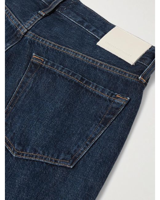 Citizens of Humanity Blue Miro Long Mid-Rise Barrel-Leg Jeans