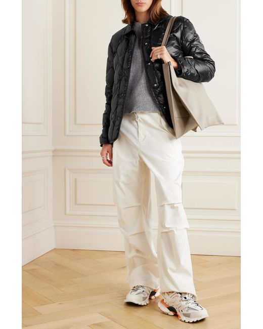 Moncler quilted down jacket online