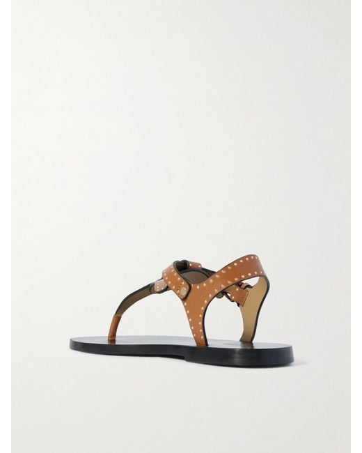【関税&送料込】Isabel Marant Sandal Joony ISABEL MARANT Joony studded leather sandals | NET-A-PORTER