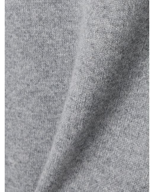 Nili Lotan Gray Nora Cashmere Sweater