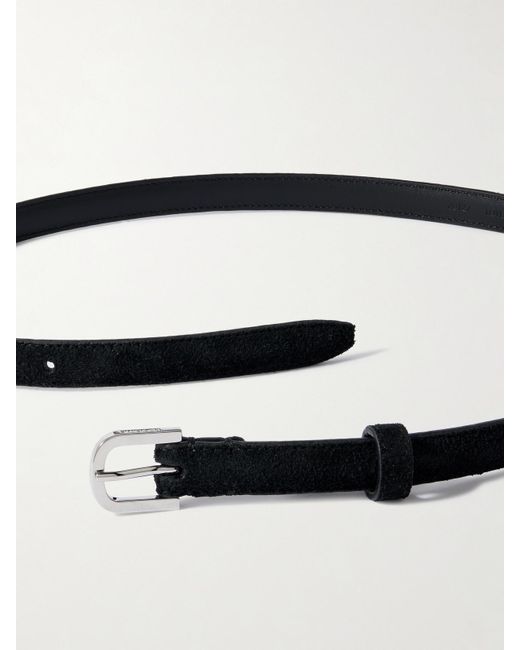Totême Black Suede Belt