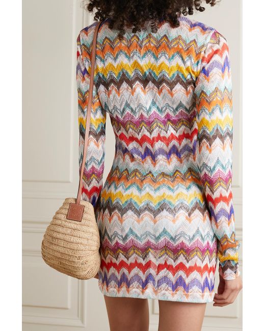 Synthetic Mare Crochet-knit Mini Dress 