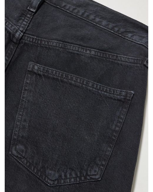 Agolde Blue Low Curve Crop High-Rise Wide-Leg Jeans