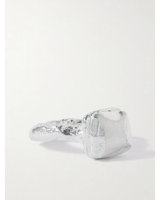 Alighieri White The Ancient Incantations Recycled Pinky Ring