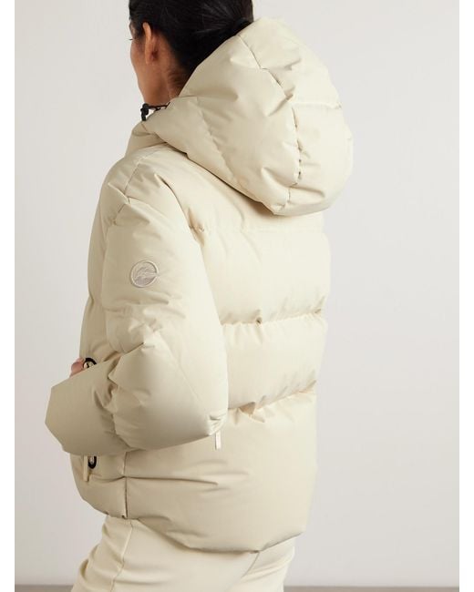 CORDOVA Natural Meribel Hooded Quilted Recycled Down Ski Jacket