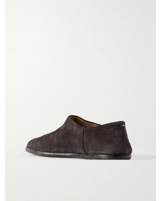 Mocassins Convertibles À Bouts Fendus En Daim Tabi Maison Margiela en coloris Brown