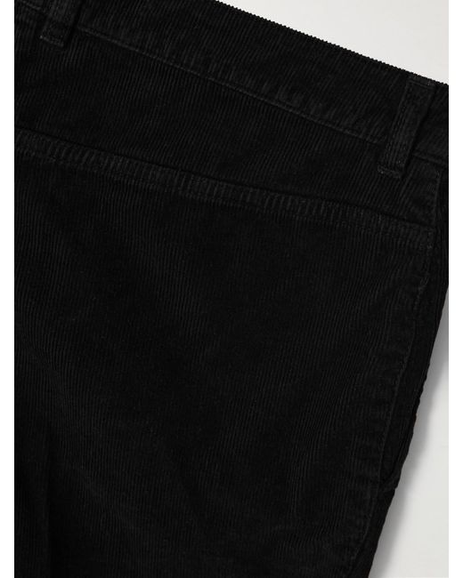 Saint Laurent Black Cotton-Corduroy Bootcut Pants