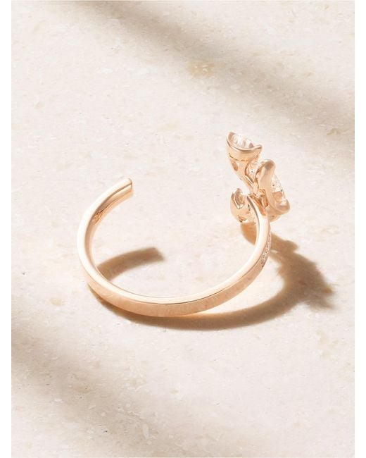 Repossi Natural Serti Sur Vide 18-Karat Diamond Ring