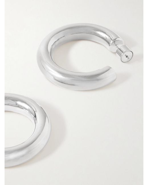 Jennifer Fisher Natural Jamma Mini-Plated Hoop Earrings