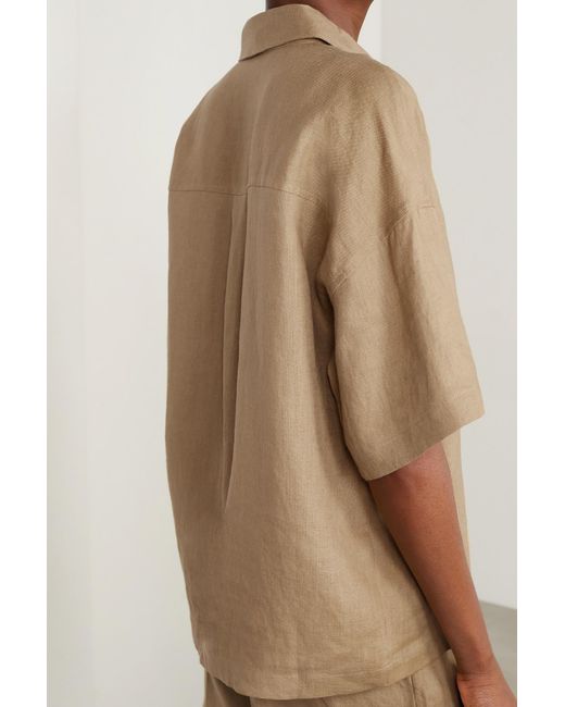 Mara Hoffman Auberon Hemp Shirt in Natural | Lyst