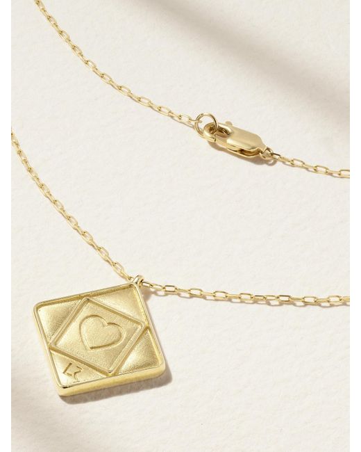 Lauren Rubinski Natural Initial 14-Karat Diamond Necklace