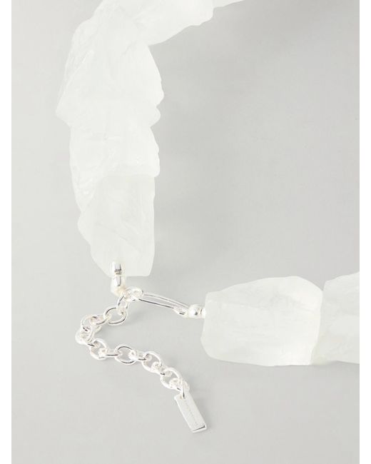 Completedworks White Resin Necklace
