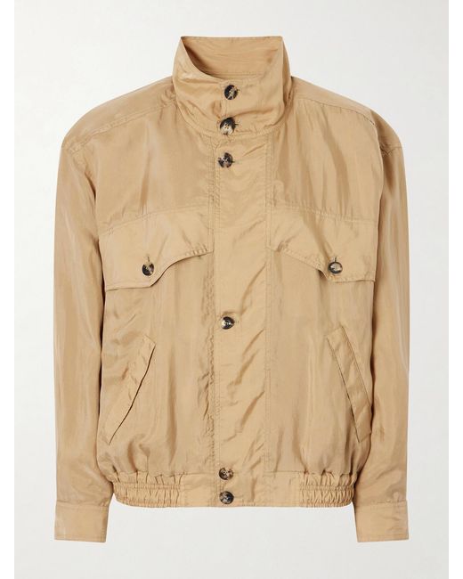 Saint Laurent Natural Complexe Blouson Jacket