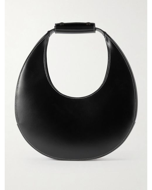 Staud Black Moon Tote Aus Leder
