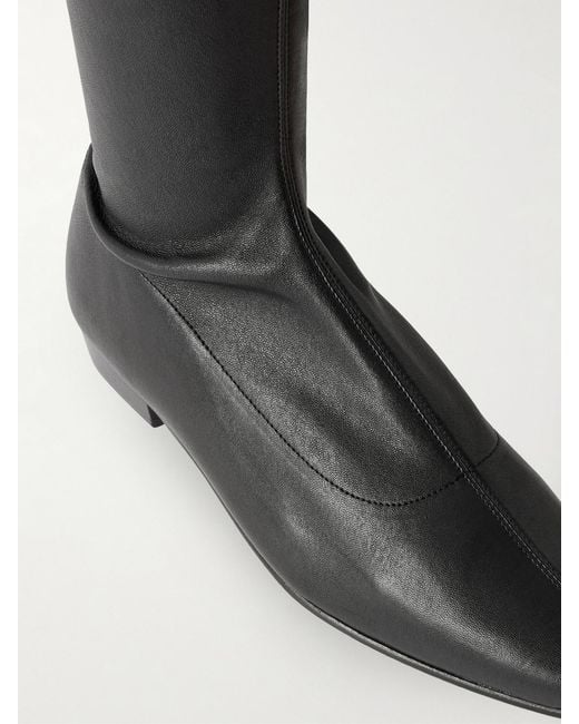 Staud Black Keith Leather Boots