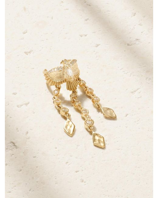 Jacquie Aiche Natural 14-Karat Diamond Ear Cuff