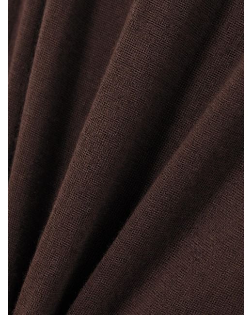 ÉTERNE Brown Emma Cashmere Maxi Skirt