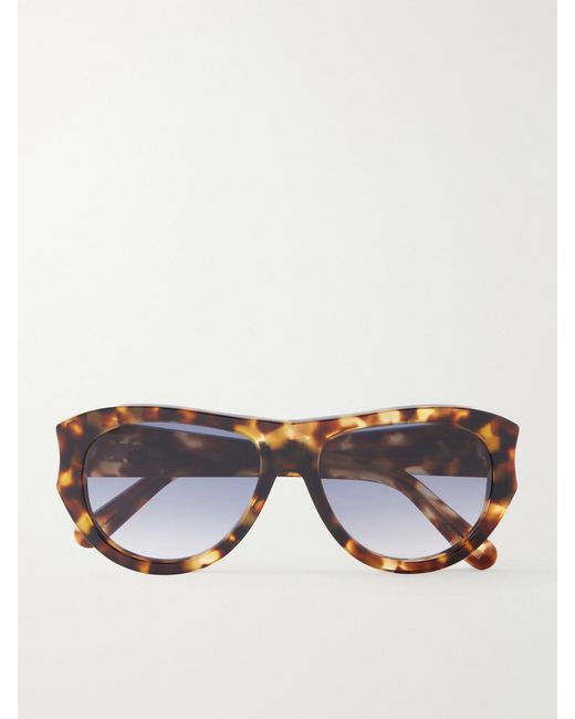 Dior Multicolor Diorglow A1U Aviator-Style Acetate Sunglasses