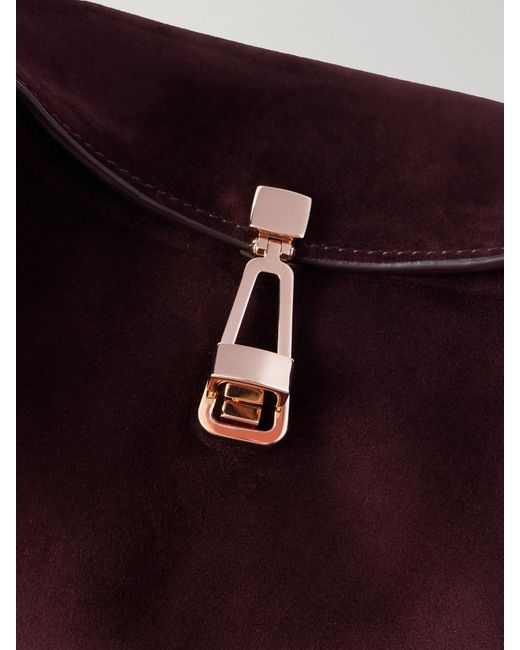 Gabriela Hearst Black Antonia Mini Suede Shoulder Bag
