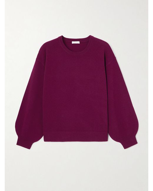 Eres Purple Colorama Famous Wool And Cashmere-Blend Sweater